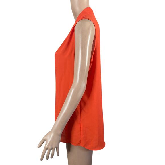 Rose & Olive Top Womens Medium Orange Pullover Lightweight - Picture 9 of 11